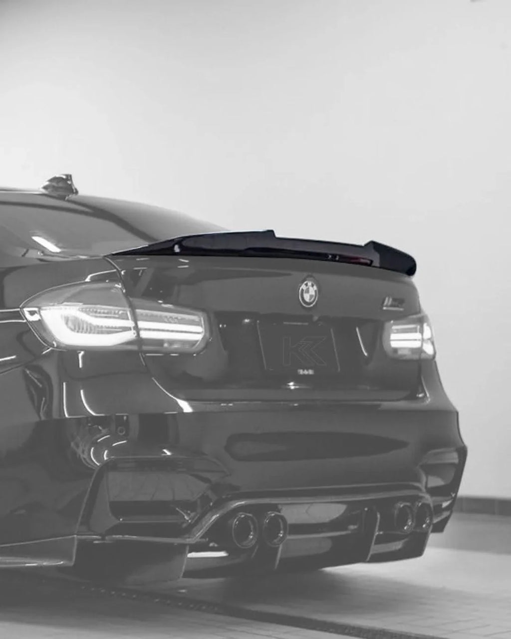 BMW 3 Series F30 F35/M3 F80 Sedan PSM Style Carbon Fiber Trunk Spoiler (2011 - 2019)