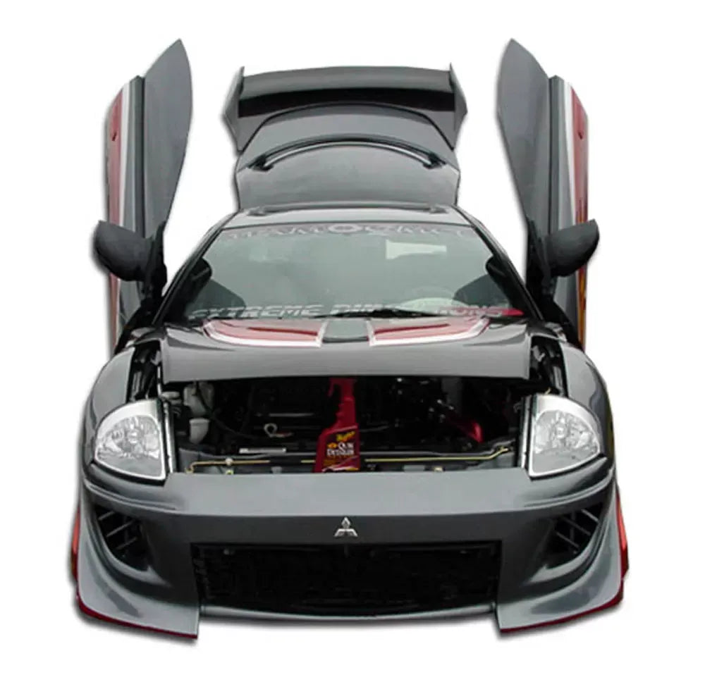 Duraflex Blits Front Bumper Cover Compatible With 2000-2005 Mitsubishi Eclipse - 1 Piece