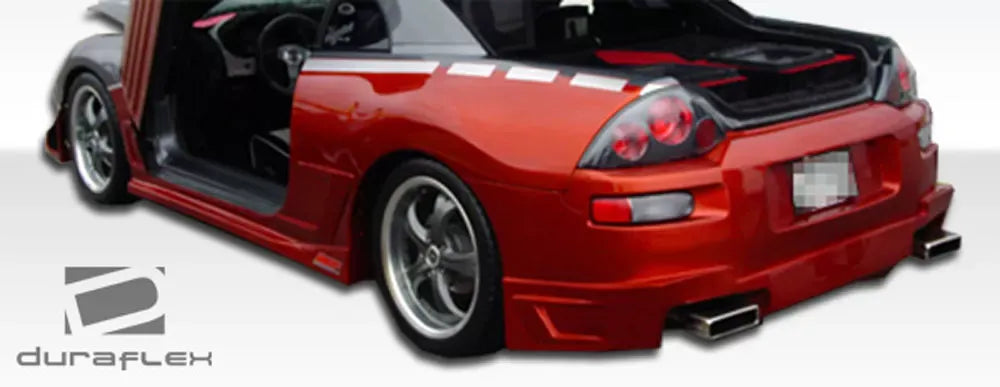 Duraflex Blits Side Skirts Compatible With 2000-2005 Mitsubishi Eclipse - 2 Piece
