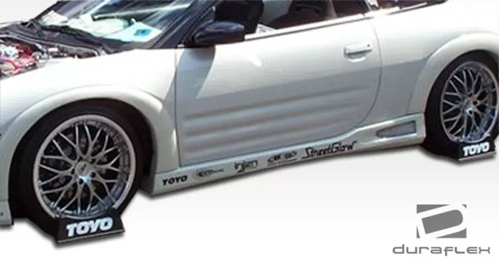 Duraflex Shine Fender Flare Compatible With 2000-2005 Mitsubishi Eclipse - 4 Piece