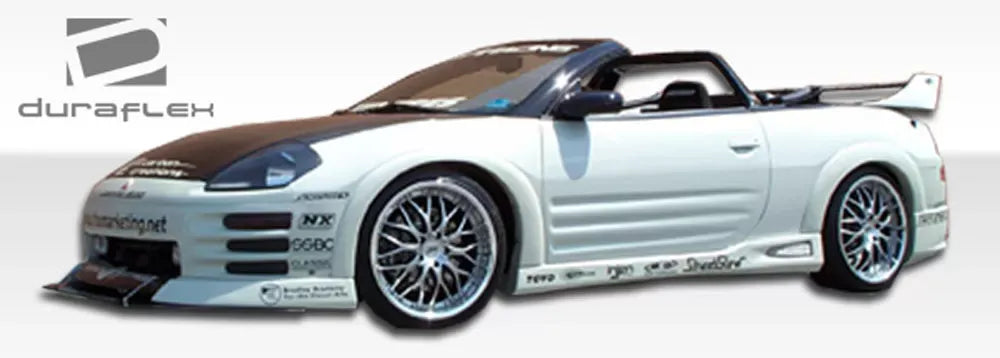 Duraflex Shine Fender Flare Compatible With 2000-2005 Mitsubishi Eclipse - 4 Piece