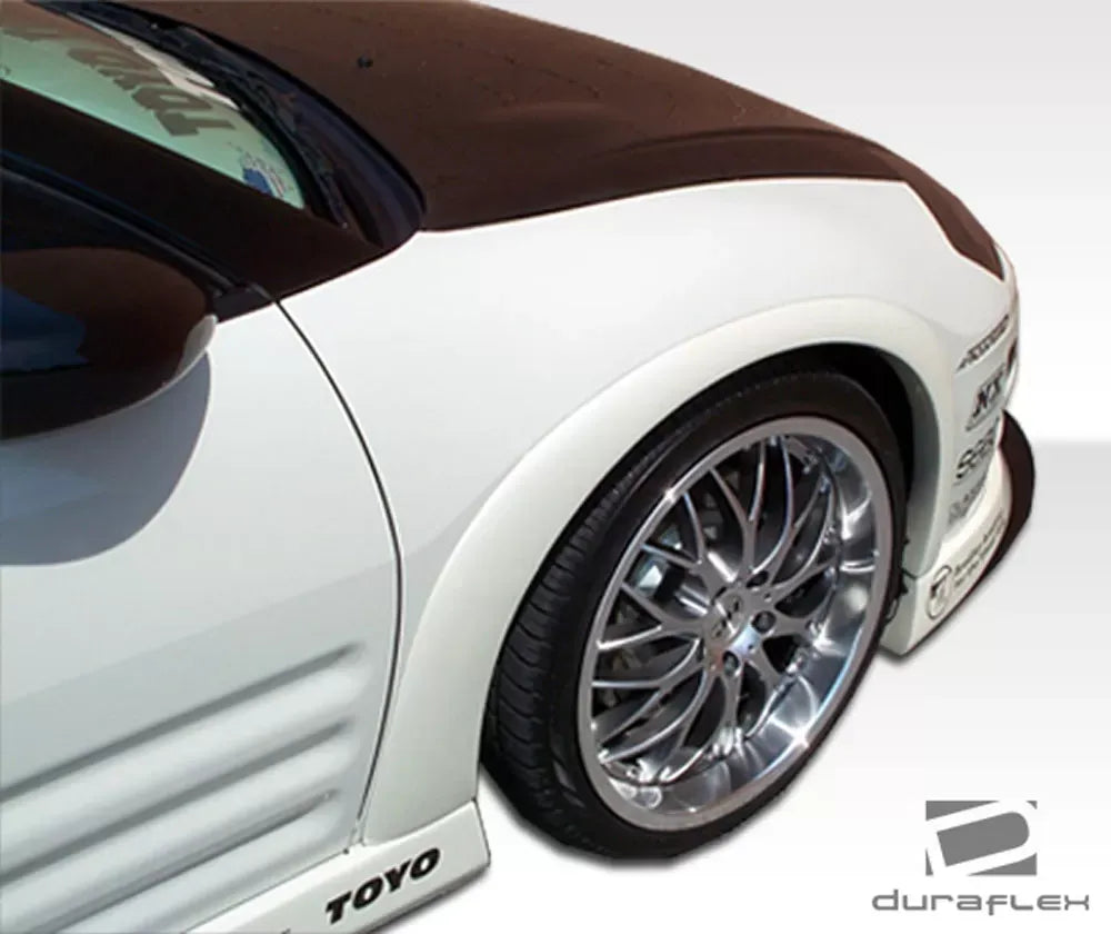 Duraflex Shine Fender Flare Compatible With 2000-2005 Mitsubishi Eclipse - 4 Piece