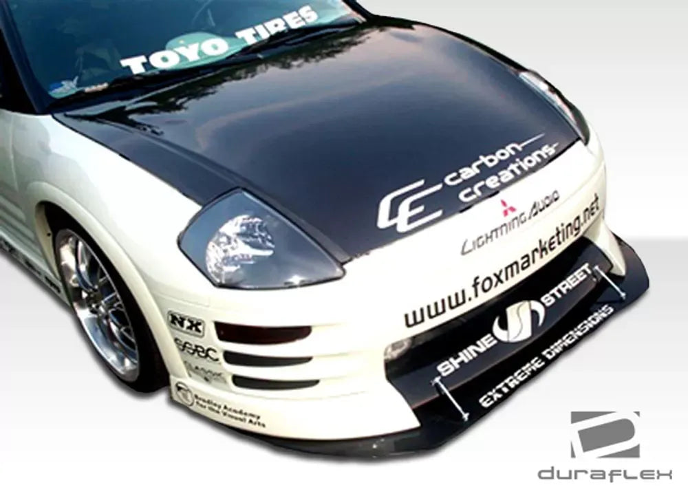 Duraflex Shine Fender Flare Compatible With 2000-2005 Mitsubishi Eclipse - 4 Piece