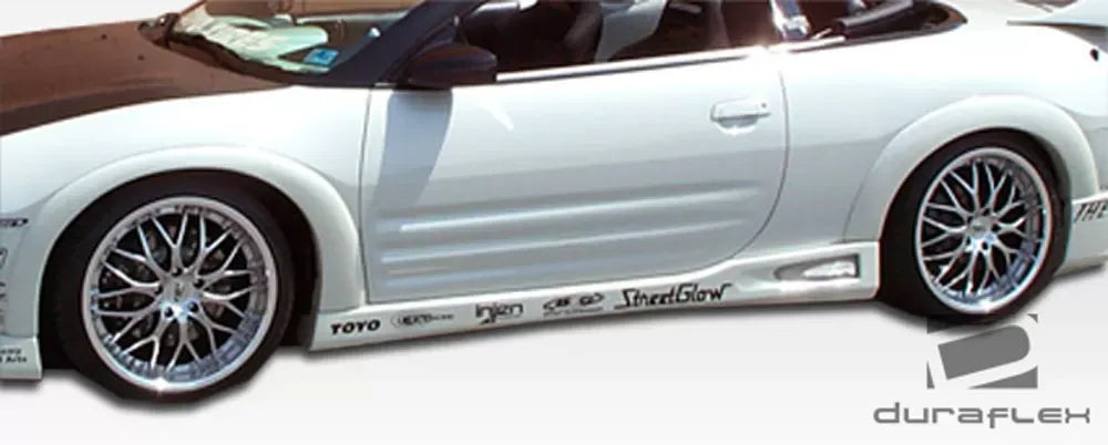 Duraflex Shine Side Skirts Compatible With 2000-2005 Mitsubishi Eclipse - 2 Piece
