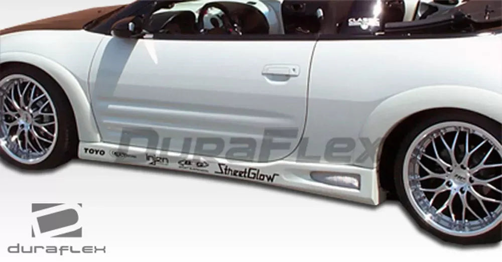 Duraflex Shine Side Skirts Compatible With 2000-2005 Mitsubishi Eclipse - 2 Piece