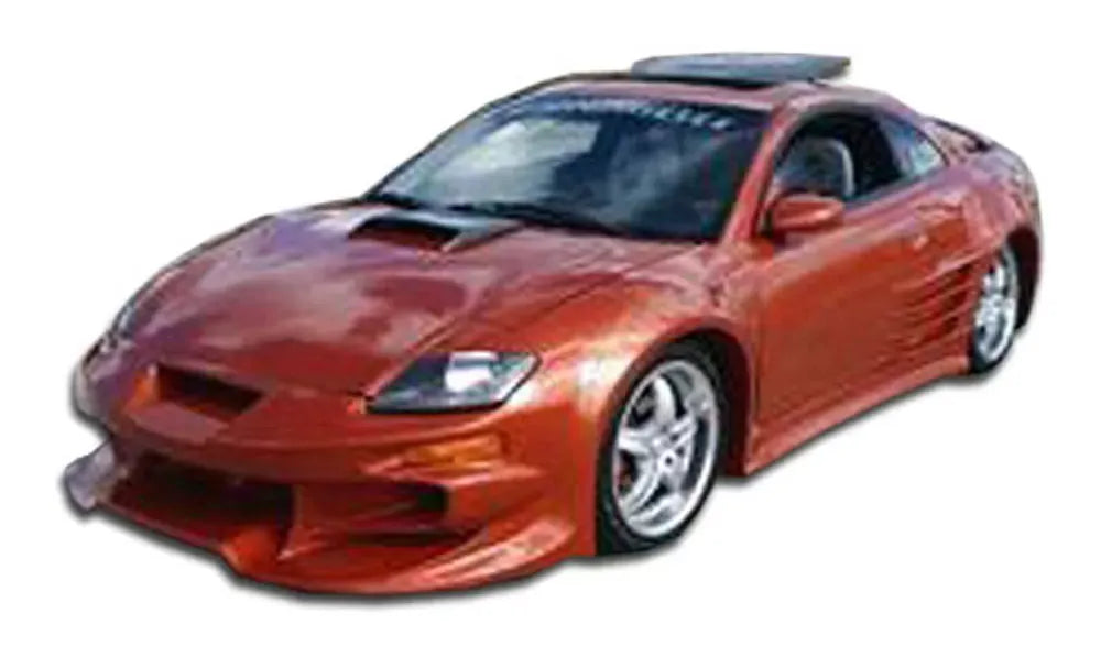 Duraflex Vader Front Bumper Cover Compatible With 2000-2005 Mitsubishi Eclipse - 1 Piece