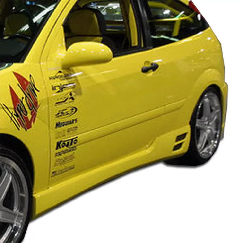 Duraflex Evo 3 Side Skirts Compatible With 2000-2007 Ford Focus - 2 Piece