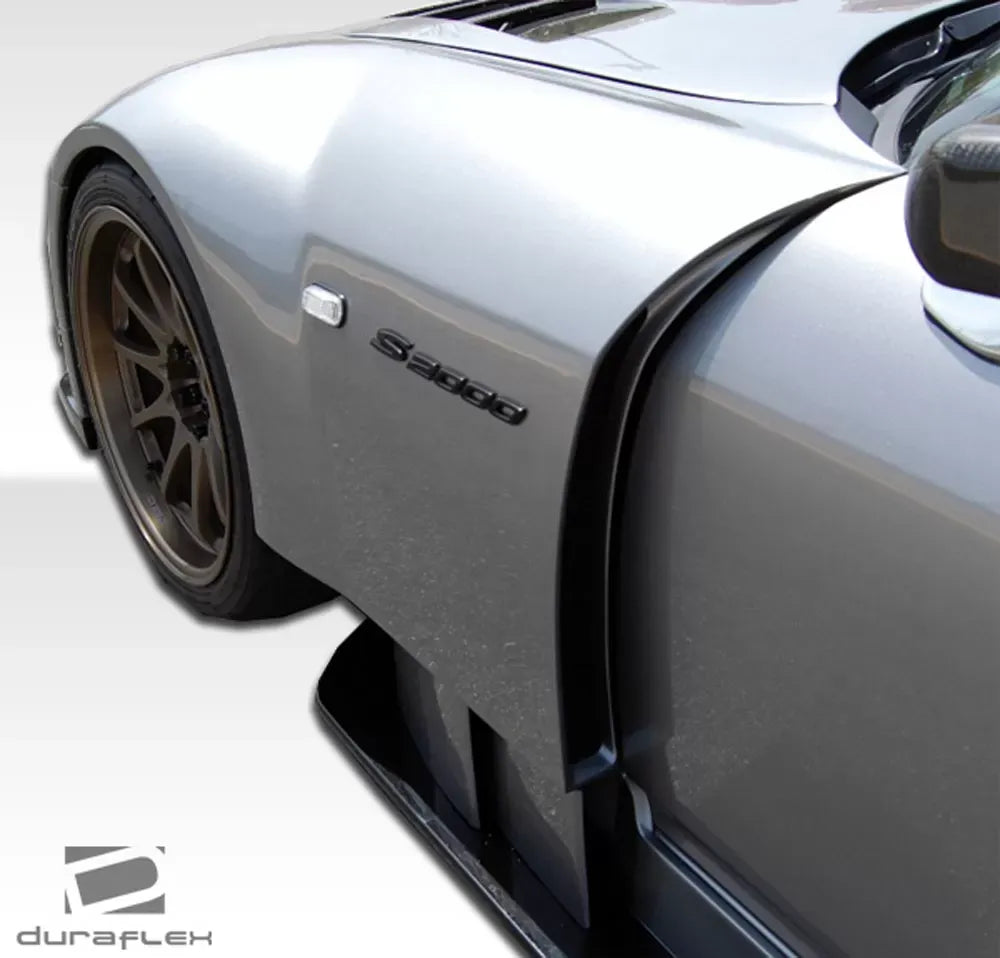 Duraflex AM-S Wide Body Front Fenders Compatible With 2000-2009 Honda S2000 - 2 Piece