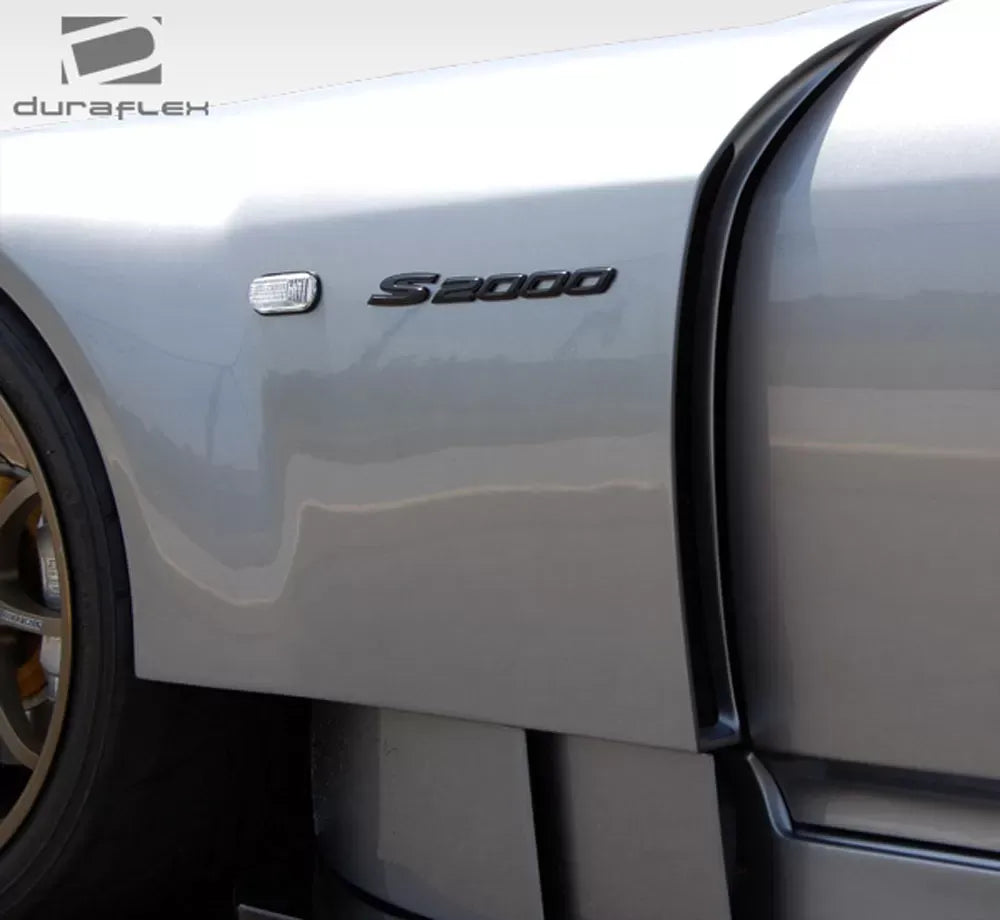 Duraflex AM-S Wide Body Front Fenders Compatible With 2000-2009 Honda S2000 - 2 Piece