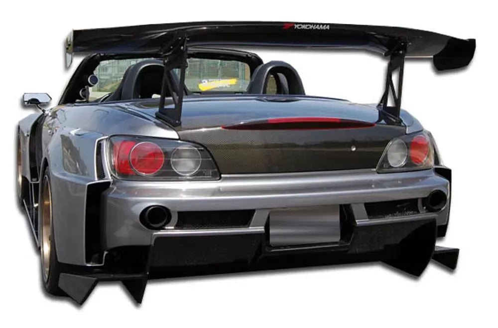 Duraflex AM-S Wide Body Rear Bumper Cover Compatible With 2000-2009 Honda S2000 - 1 Piece