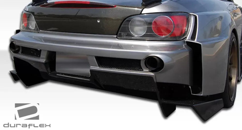 Duraflex AM-S Wide Body Rear Bumper Cover Compatible With 2000-2009 Honda S2000 - 1 Piece