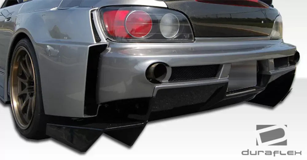 Duraflex AM-S Wide Body Rear Bumper Cover Compatible With 2000-2009 Honda S2000 - 1 Piece