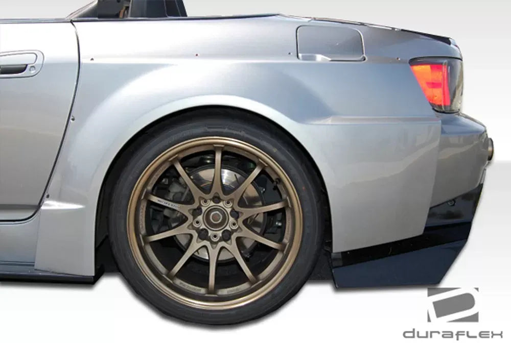 Duraflex AM-S Wide Body Rear Fender Compatible With 2000-2009 Honda S2000 - 2 Piece