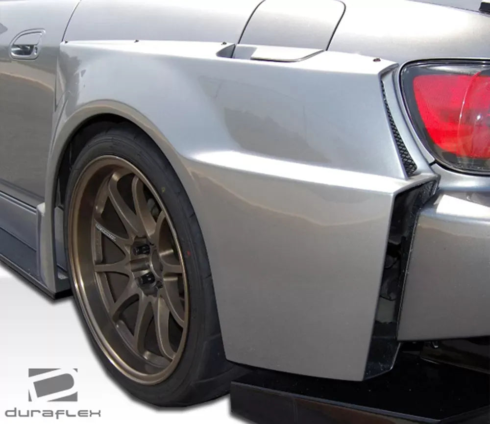 Duraflex AM-S Wide Body Rear Fender Compatible With 2000-2009 Honda S2000 - 2 Piece