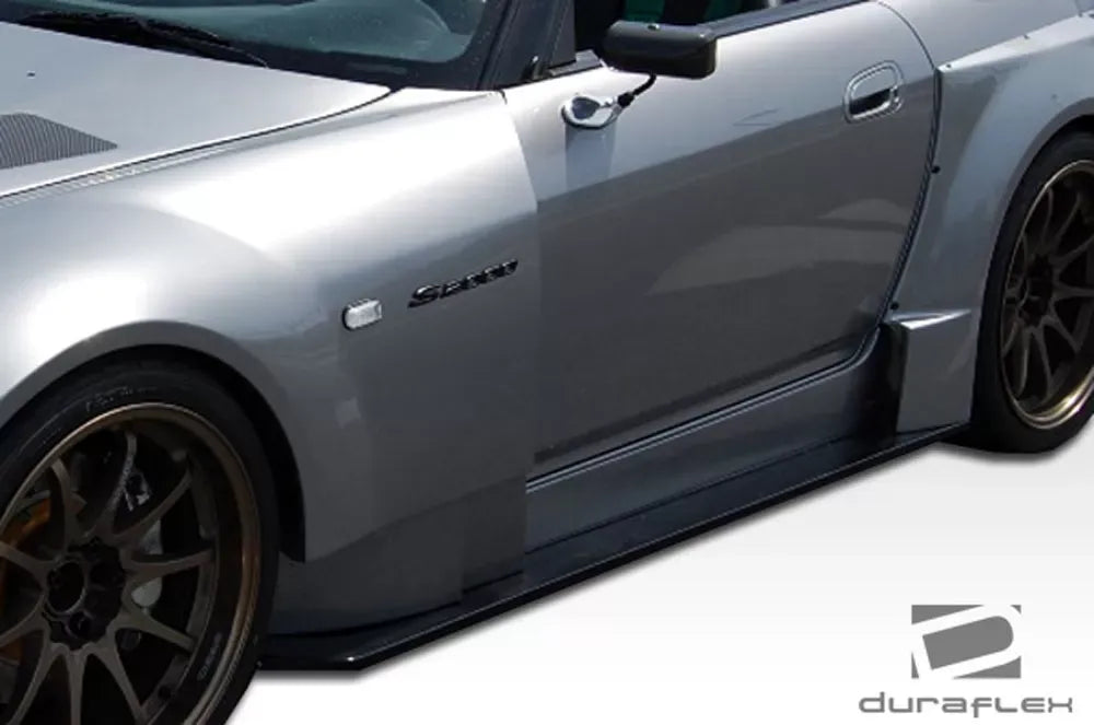 Duraflex AM-S Wide Body Side Skirts Compatible With 2000-2009 Honda S2000 - 6 Piece