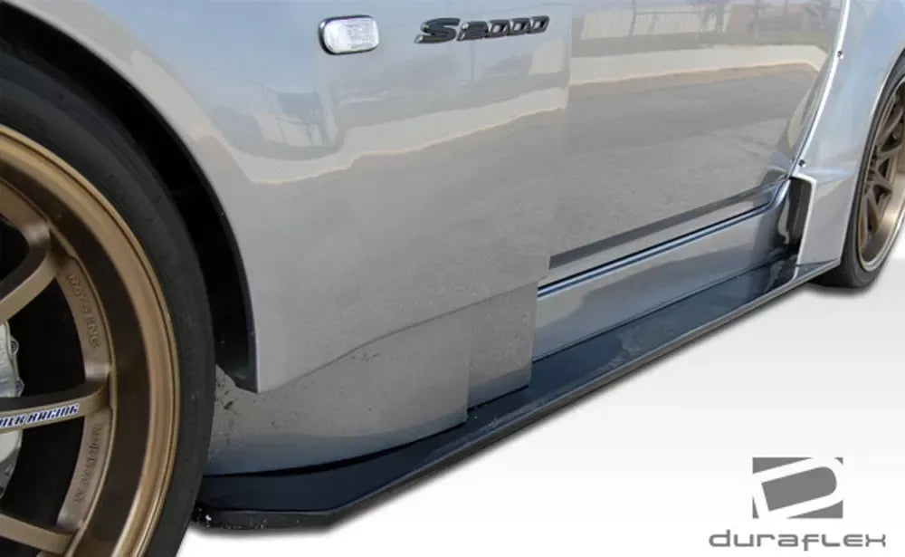 Duraflex AM-S Wide Body Side Skirts Compatible With 2000-2009 Honda S2000 - 6 Piece