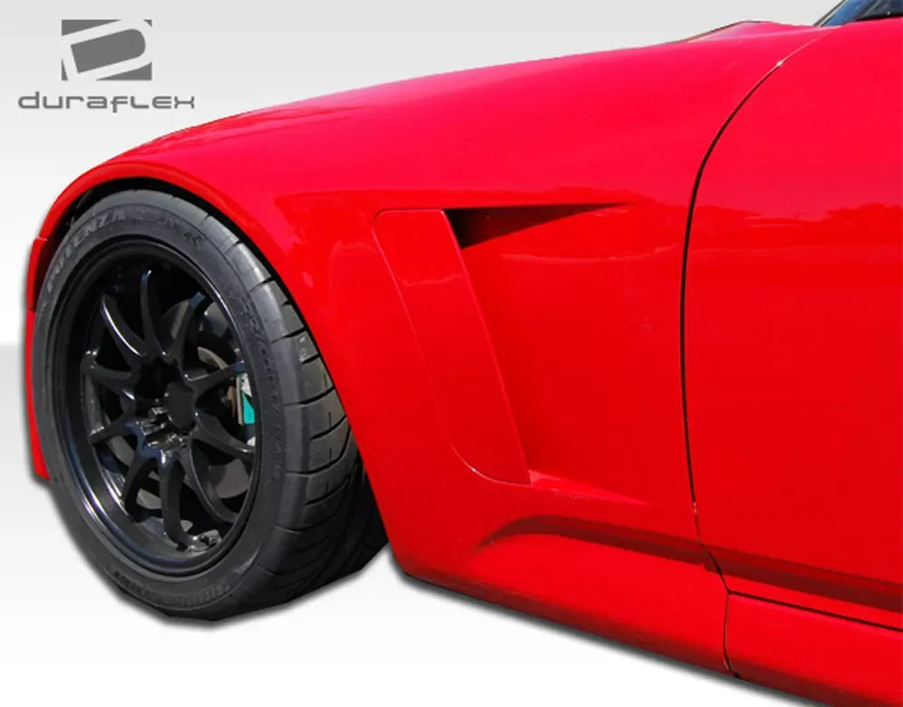 Duraflex A-Sport Front Fenders Compatible With 2000-2009 Honda S2000 - 6 Piece