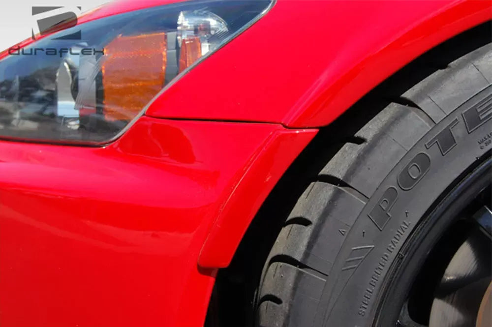 Duraflex A-Sport Front Fenders Compatible With 2000-2009 Honda S2000 - 6 Piece