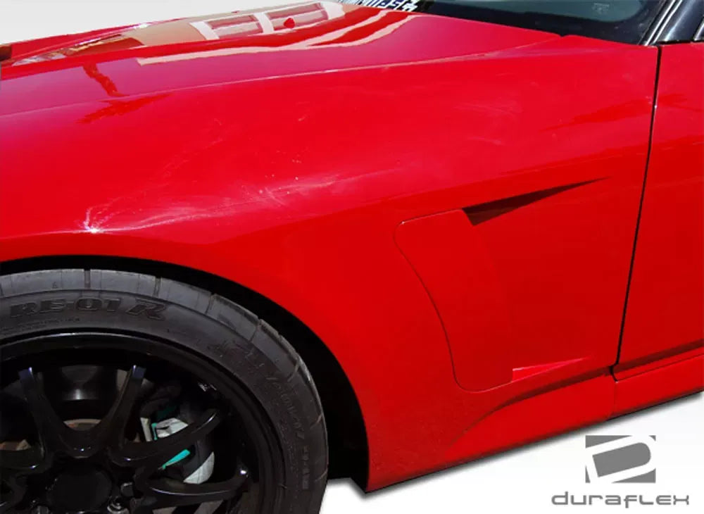 Duraflex A-Sport Front Fenders Compatible With 2000-2009 Honda S2000 - 6 Piece