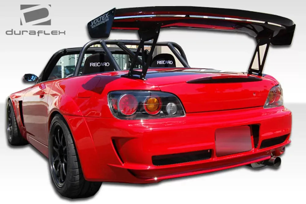 Duraflex A-Sport Rear Bumper Cover Compatible With 2000-2009 Honda S2000 - 1 Piece