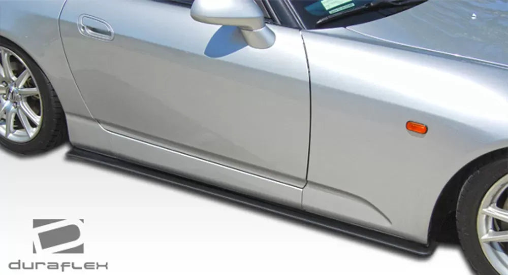 Duraflex A-Sport Side Skirts Compatible With 2000-2009 Honda S2000 - 2 Piece