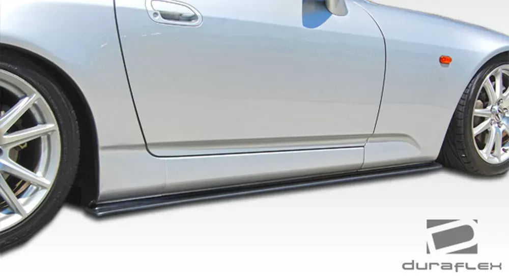 Duraflex A-Sport Side Skirts Compatible With 2000-2009 Honda S2000 - 2 Piece