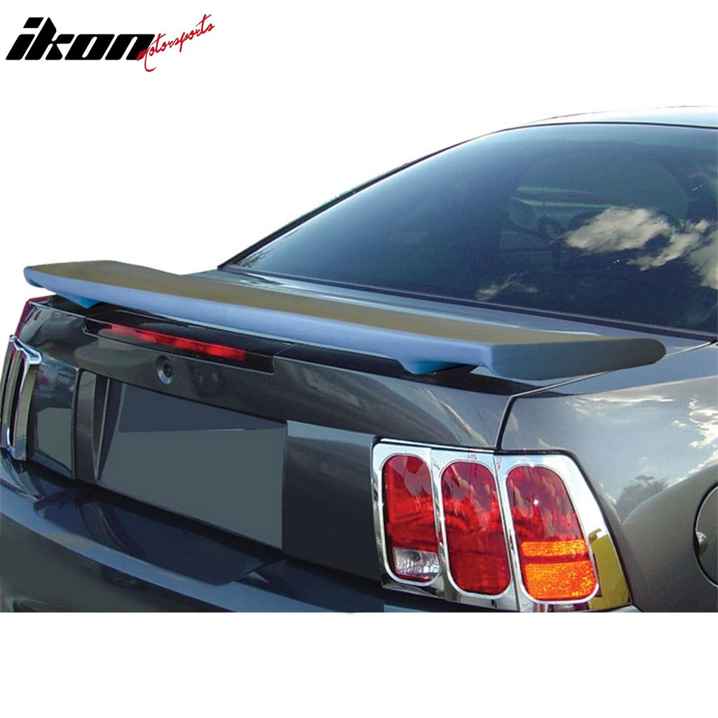 1994-1998 Ford Mustang Custom Style Gray Primer Trunk Spoiler Wing Lip