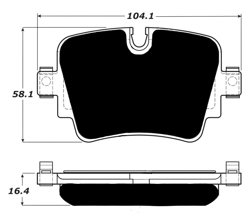 Porterfield Brake Pads for 2020 JAGUAR F-TYPE