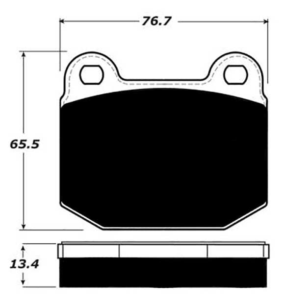 Porterfield Brake Pads for 2005 LOTUS EXIGE