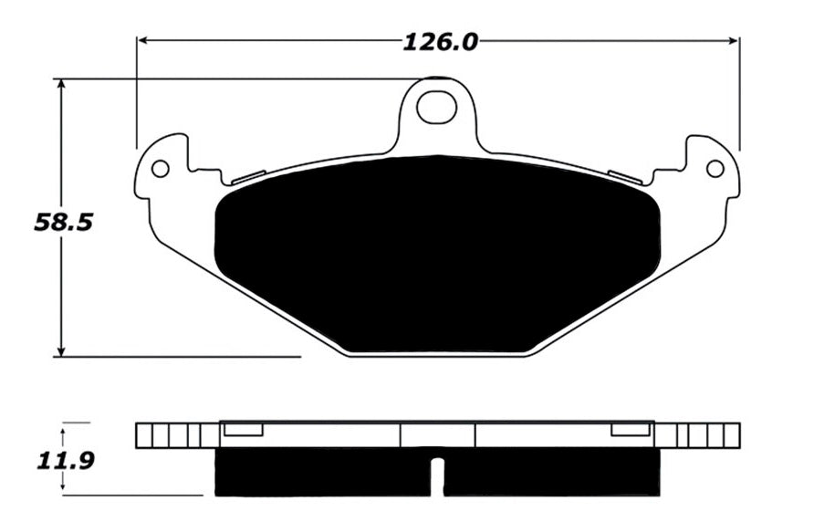 Porterfield Brake Pads for 2007 LOTUS ELISE