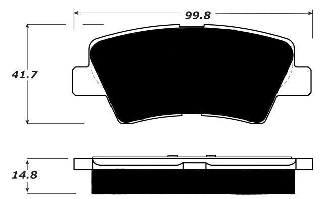 Porterfield Brake Pads for 2012 HYUNDAI VELOSTER-Non Turbo
