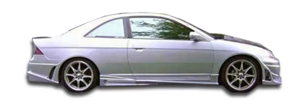 Duraflex Bomber Side Skirts Compatible With 2001-2005 Honda Civic - 2 Piece