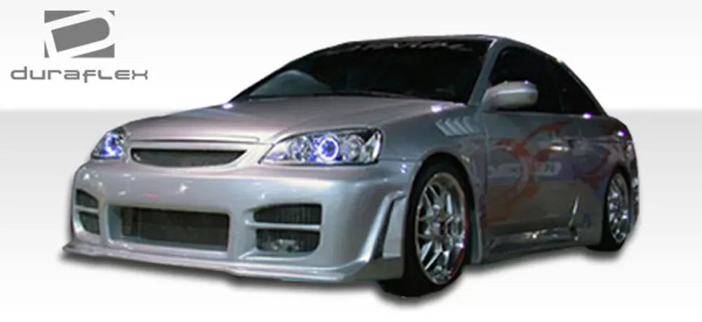 Duraflex R34 Side Skirts Compatible With 2001-2005 Honda Civic 2DR - 2 Piece