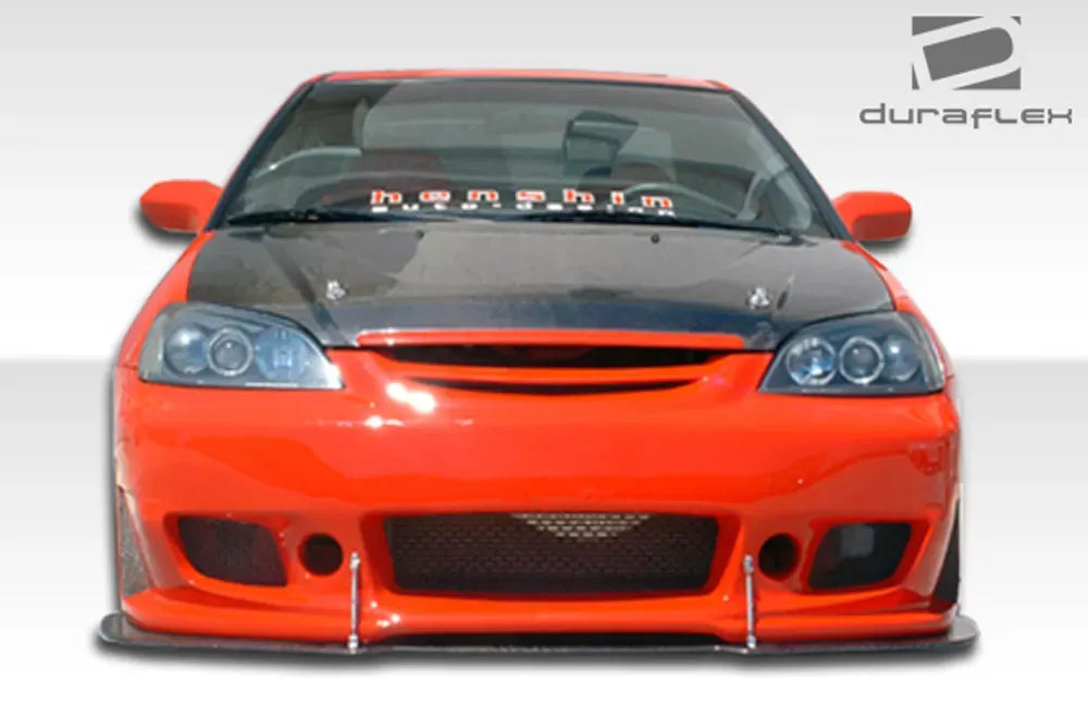 Duraflex B-2 Front Bumper Cover Compatible With 2001-2003 Honda Civic - 1 Piece