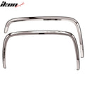 2016-2018 Chevy Silverado 1500 Fender Flares Stainless Steel Polished