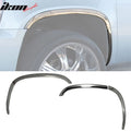 2007-2014 Chevrolet Tahoe/Yukon Polished Fender Flares Stainless Steel