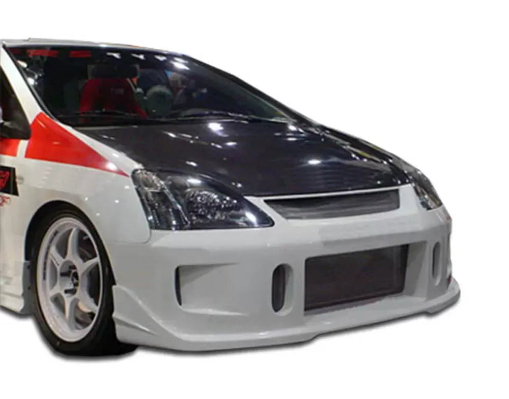Duraflex Buddy Front Bumper Cover Compatible With 2002-2005 Honda Civic - 1 Piece