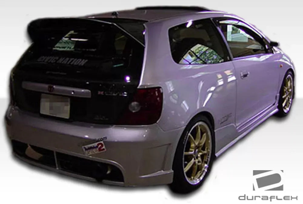 Duraflex Buddy Rear Bumper Cover Compatible With 2002-2005 Honda Civic - 1 Piece