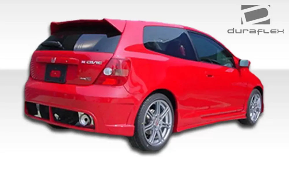 Duraflex Buddy Rear Bumper Cover Compatible With 2002-2005 Honda Civic - 1 Piece