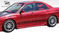 Duraflex C-1 Side Skirts Compatible With 2002-2007 Subaru Impreza - 2 Piece