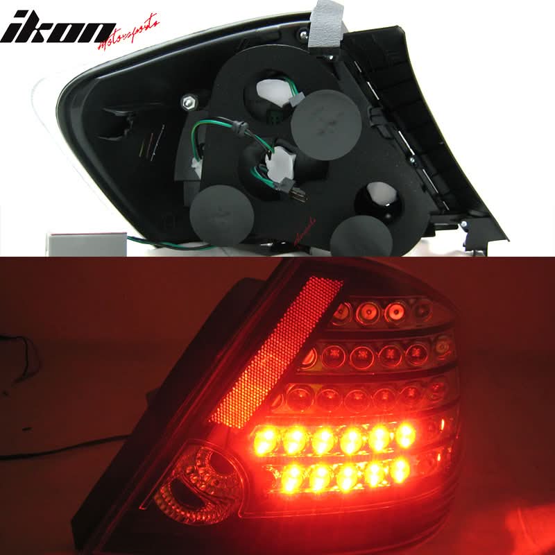 Fits 05-06 Scion tC LED Tail Lights Lamps Black