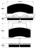 Porterfield Brake Pads for 1998 CHEVROLET K3500 4WD DRW