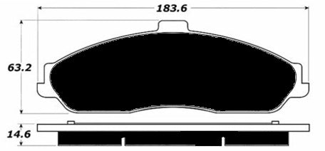 Porterfield Brake Pads for 2006 CADILLAC XLR-V