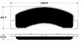 Porterfield Brake Pads for 2002 FORD F250 3/4 Ton 4WD Rear Discs 7 Lug