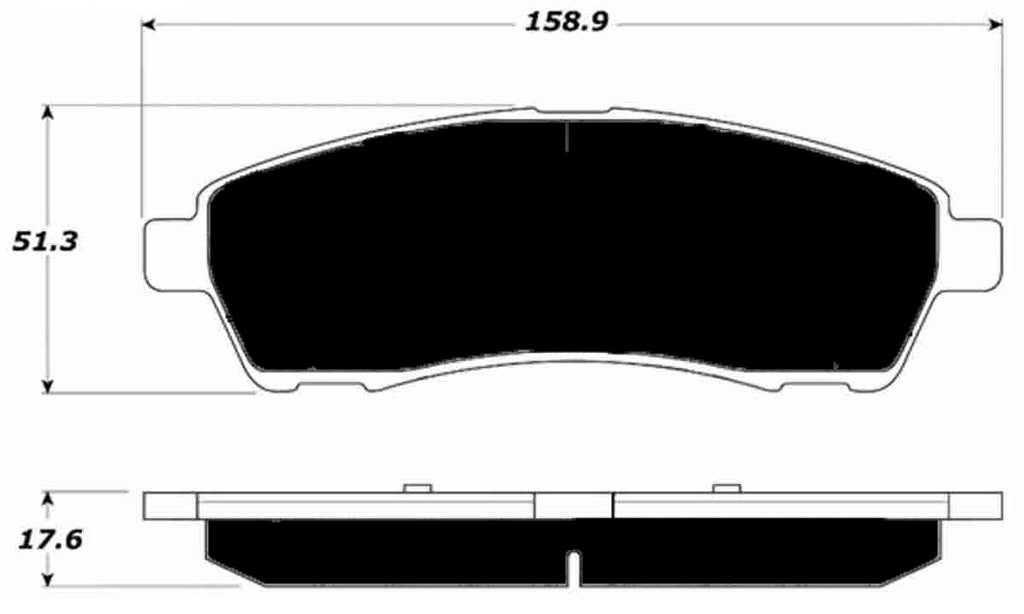 Porterfield Brake Pads for 2004 FORD F350 1 Ton 2WD SRW