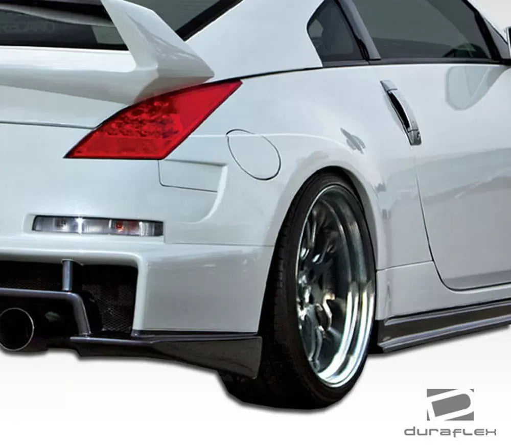 Duraflex AM-S Wide Body Rear Bumper Cover Compatible With 2003-2008 Nissan 350Z - 1 Piece
