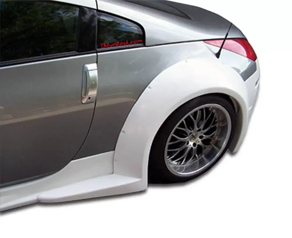 Duraflex B-2 Wide Body Rear Fender Flares Compatible With 2003-2008 Nissan 350Z - 2 Piece