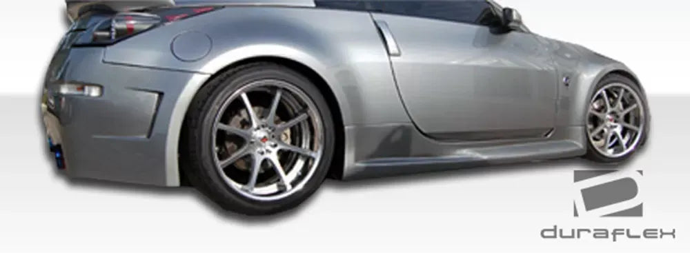Duraflex B-2 Wide Body Side Skirts Compatible With 2003-2008 Nissan 350Z - 2 Piece