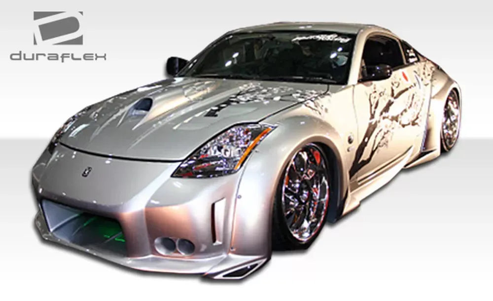 Duraflex Vader 3 Wide Body Kit Compatible With 2003-2008 Nissan 350Z Coupe - 9 Piece