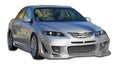 Duraflex Bomber Body Kit Compatible With 2003-2008 Mazda Mazda 6 - 4 Piece